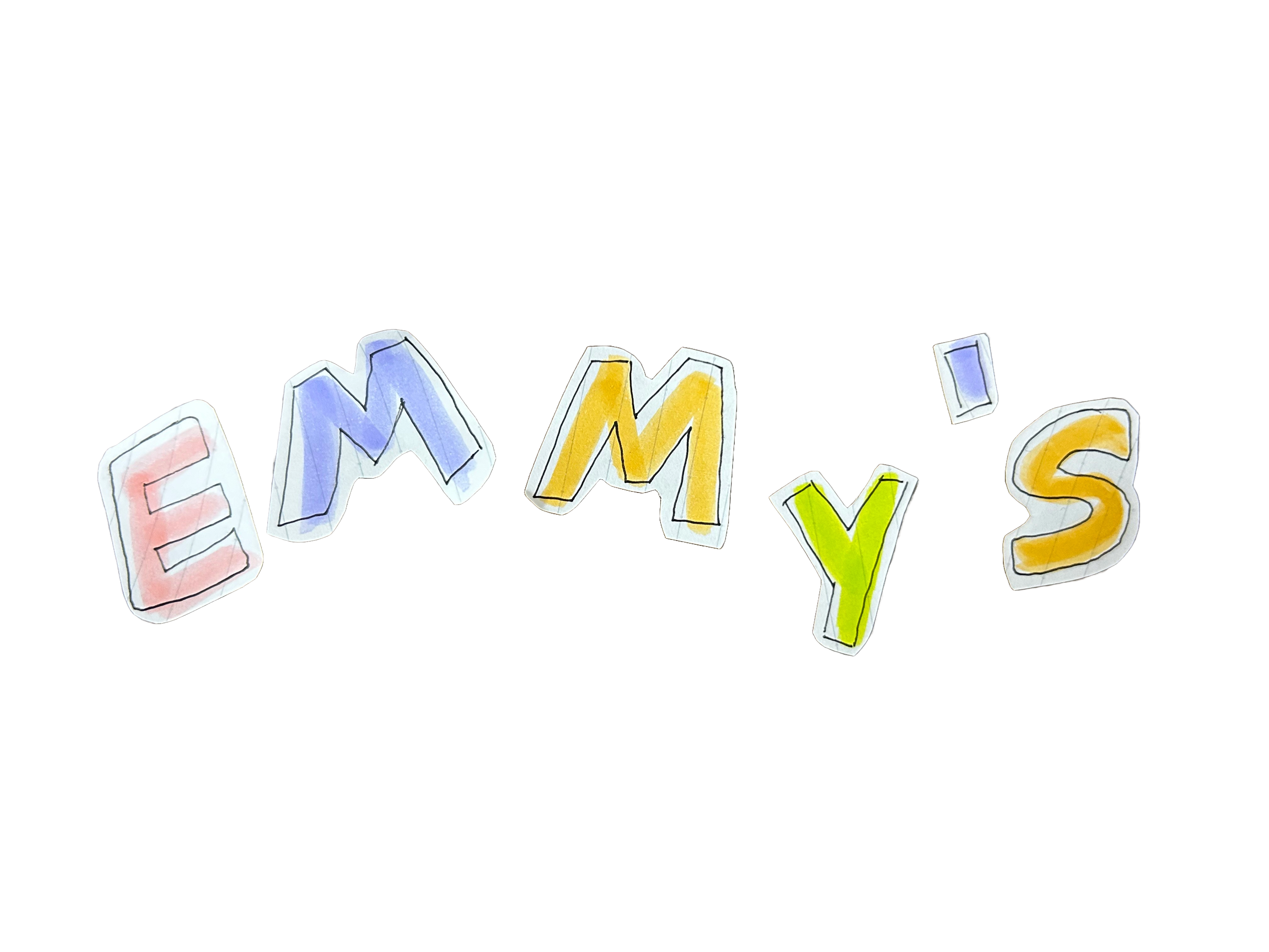 colorful text